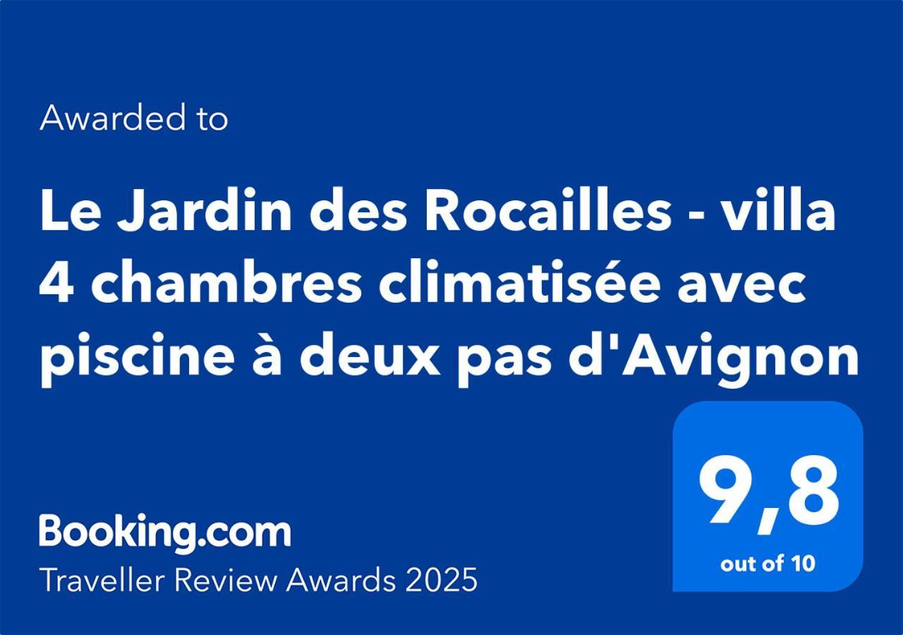 Le Jardin Des Rocailles - Villa 4 Chambres Climatisee Avec Piscine A Deux Pas D'Avignon Villeneuve-lès-Avignon Zewnętrze zdjęcie
